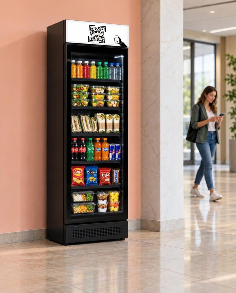 Sälj Mat och dryck - dygnet runt - Smart kyl - Foodlock (1)
